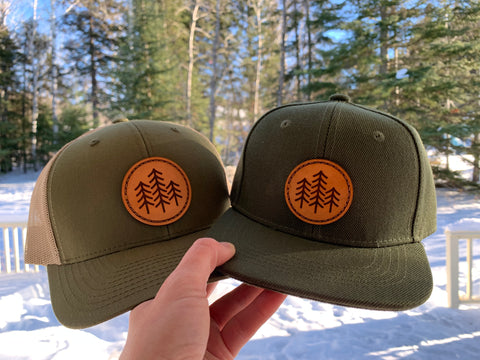 Leather Patch Hats