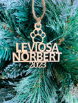 Pet Name Ornament