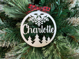Snowman /Tree Name Ornaments