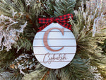 Monogram Ornaments