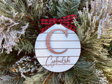 Monogram Ornaments