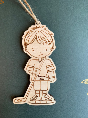 Hockey Girl/Boy Ornament